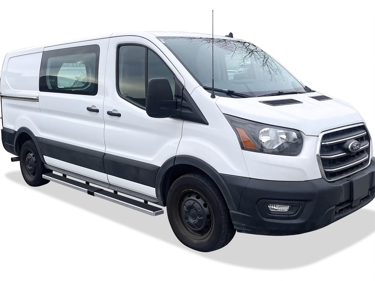 Running Boards 6 inches Silver Stainless Steel R5969