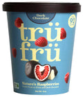 Frozen Raspberries in White & Dark Chocolate, 5 Oz, Pack of 8 Cartons B344