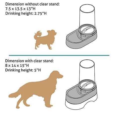 Elevated Gravity Pet Water Dispenser Y7598