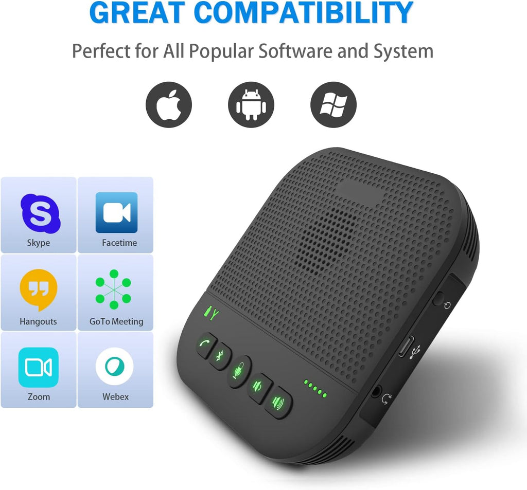 Bluetooth Speakerphone with 4 Microphones G683
