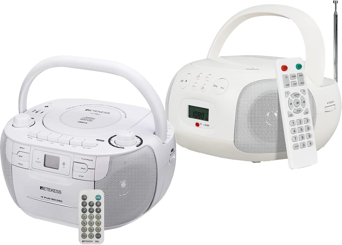 CD and Cassette Player Combo with Remote Control O22474