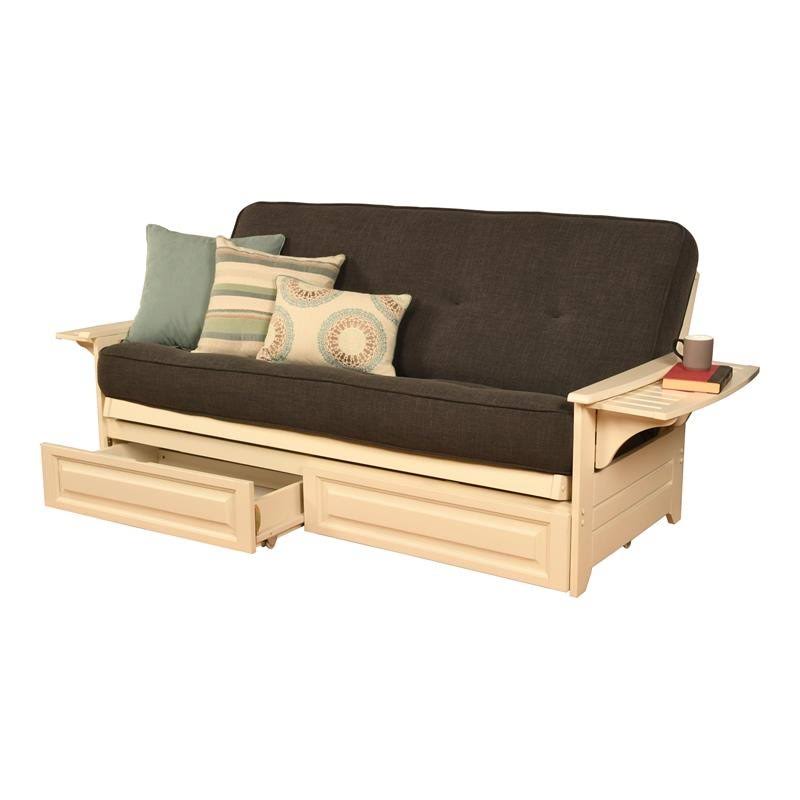 Linen Charcoal Futon Set D29069