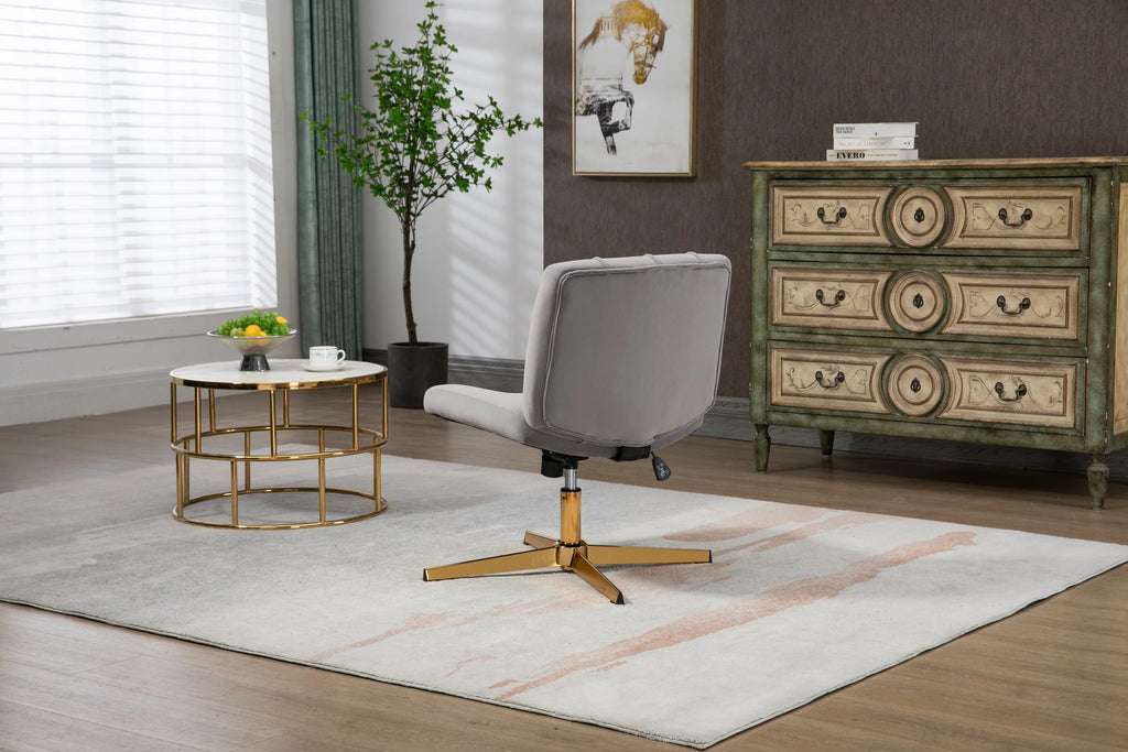 Armless Adjustable Swivel Desk Chair G833