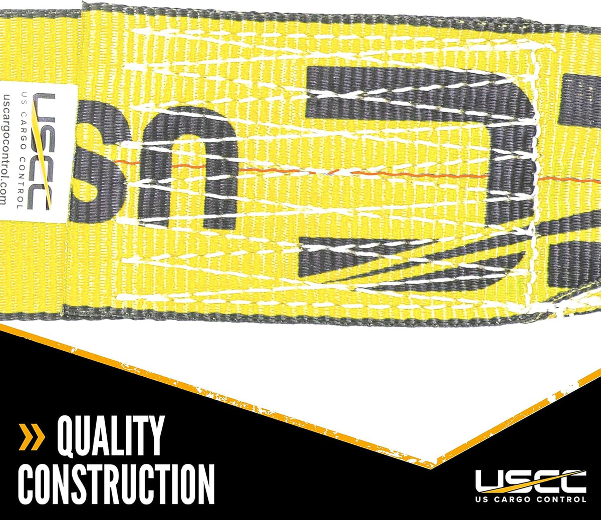 Yellow Ratchet Strap with Flat Hooks O4538
