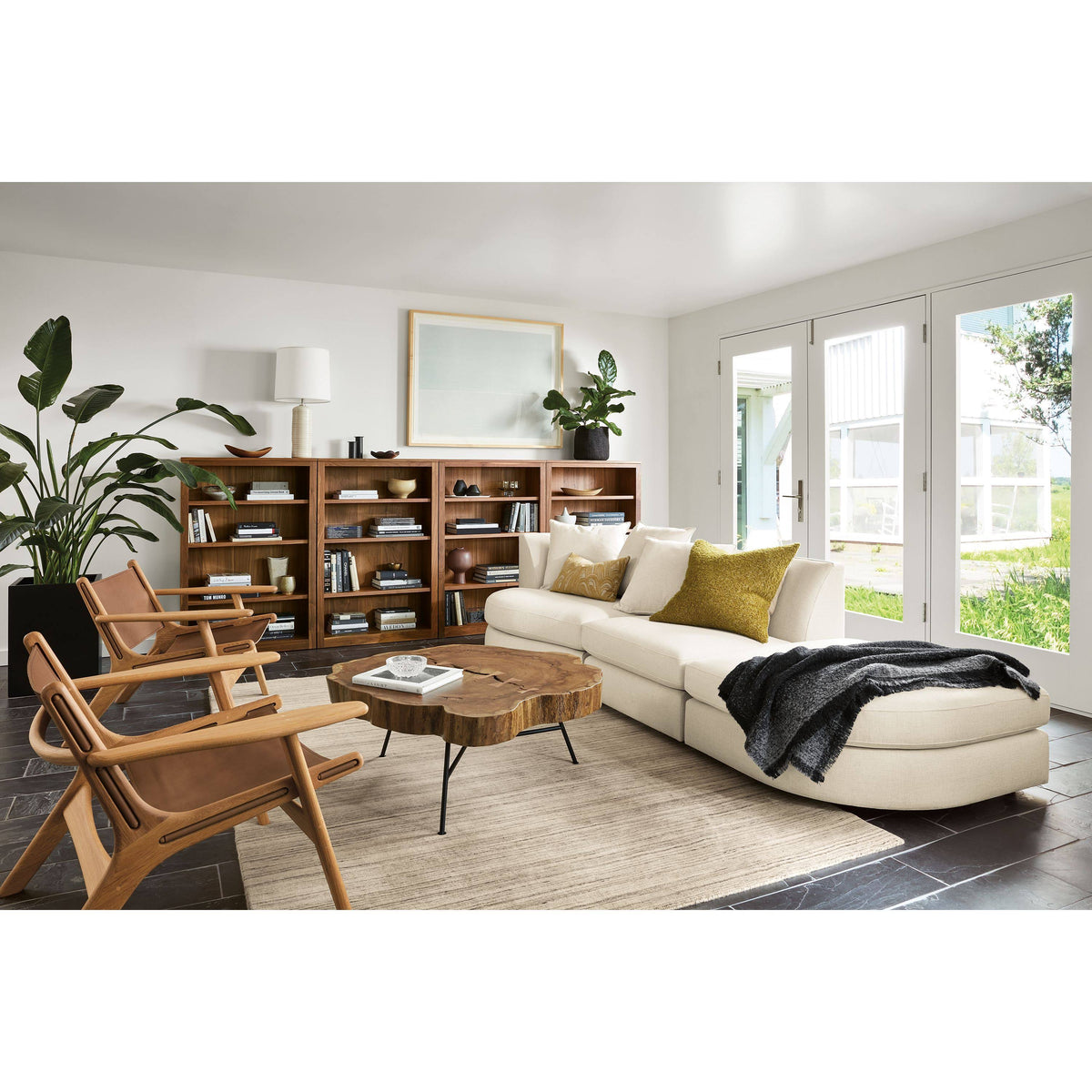 Modern Woodwind Bookcase O80288
