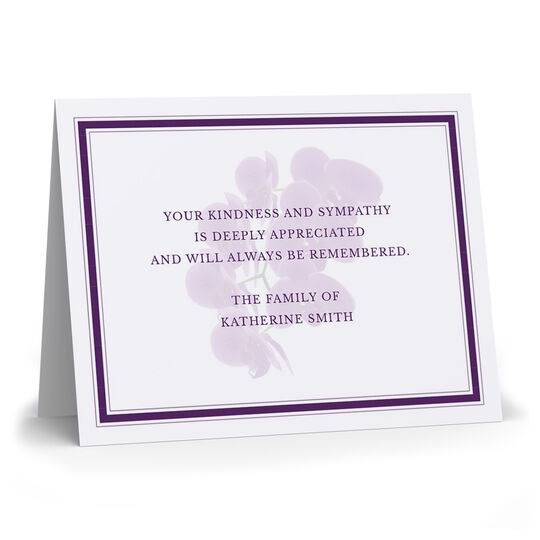 Violet Bouquet Sympathy Cards P62976