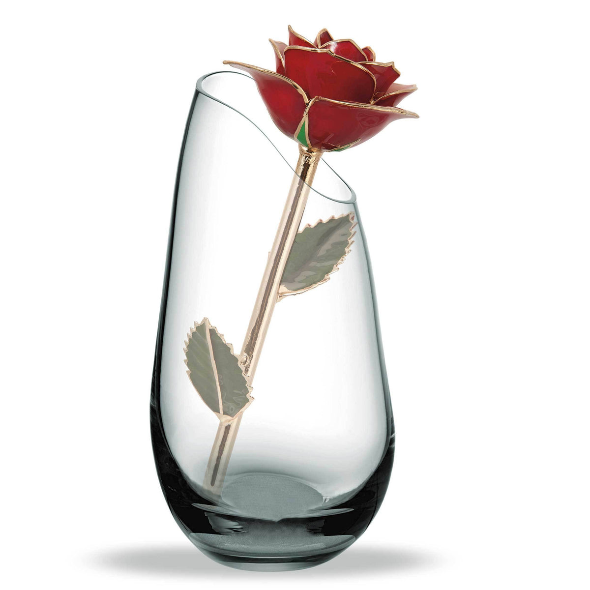 24K Gold Dipped Laquered Rose R6638