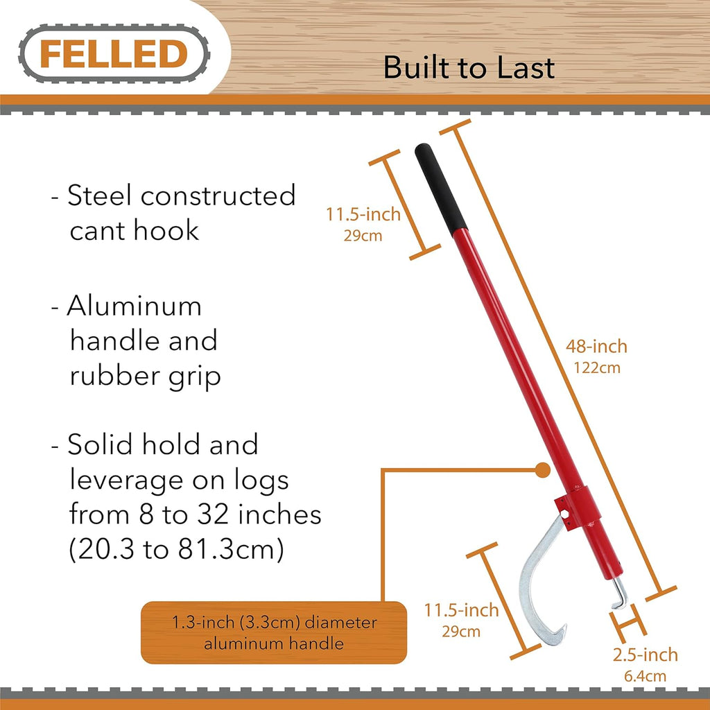 48in Log Cant Hook with Aluminum Handle D980