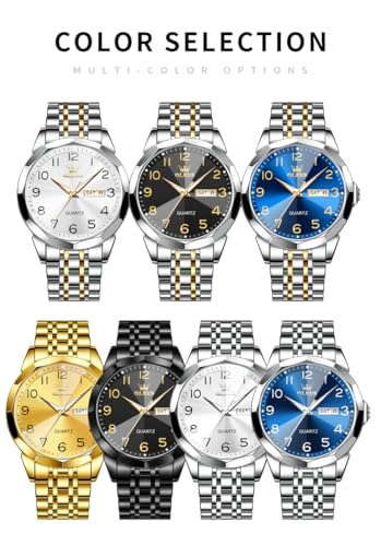 Minimalism Business Dress Analog Quartz Stainless Steel Waterproof Luminous Classic Date Men Wrist Watch V480