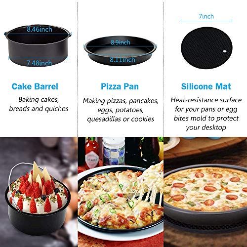 Universal Baking Cooking Accessories for 9 Inches Air Fryer M9485
