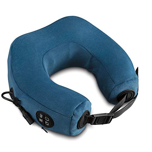Travel Neck Pillow with Vibration Heat Shiatsu Massage P546