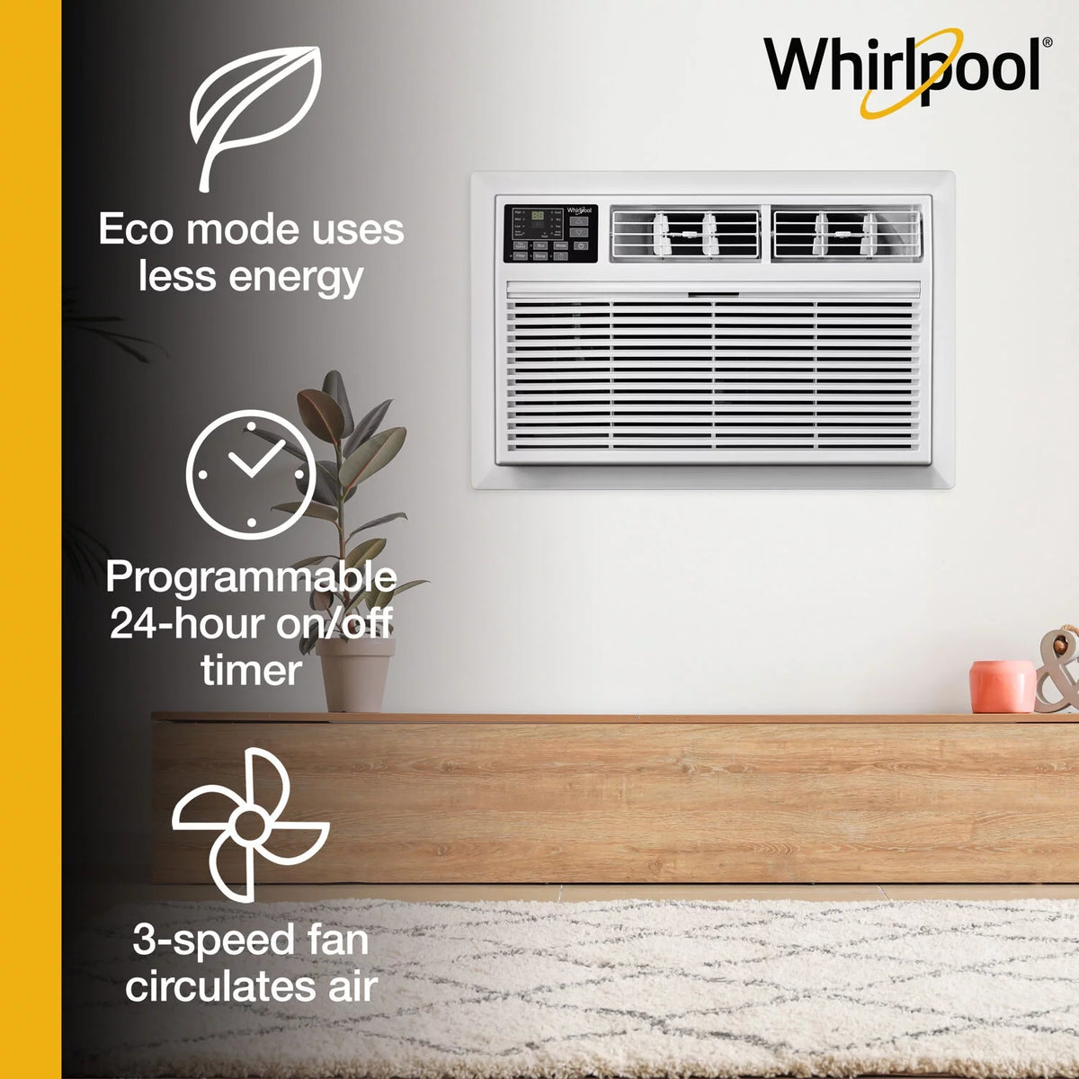 12,000 BTU 230-Volt Through-the-Wall Air Conditioner with Remote Control B695153