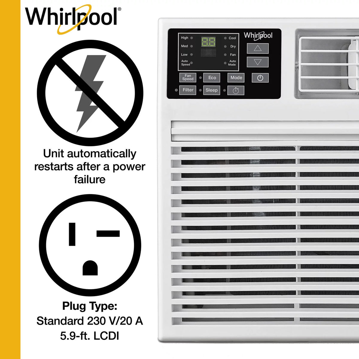 12,000 BTU 230-Volt Through-the-Wall Air Conditioner with Remote Control B695153