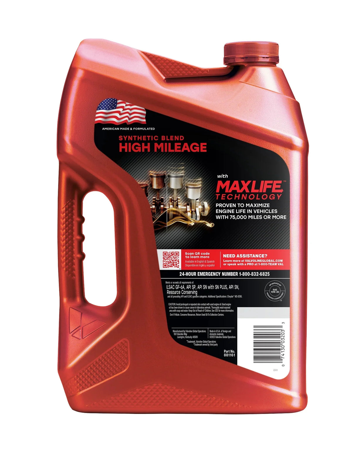 High Mileage Motor Oil SAE 10W-30 O47381