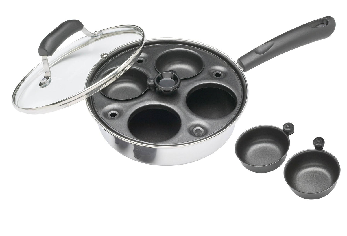 4 Egg Poacher Pan, Carbon Steel, 21 cm X26305