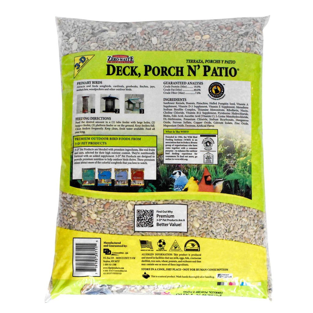 Deck Porch Patio Blend Wild Bird Food F922