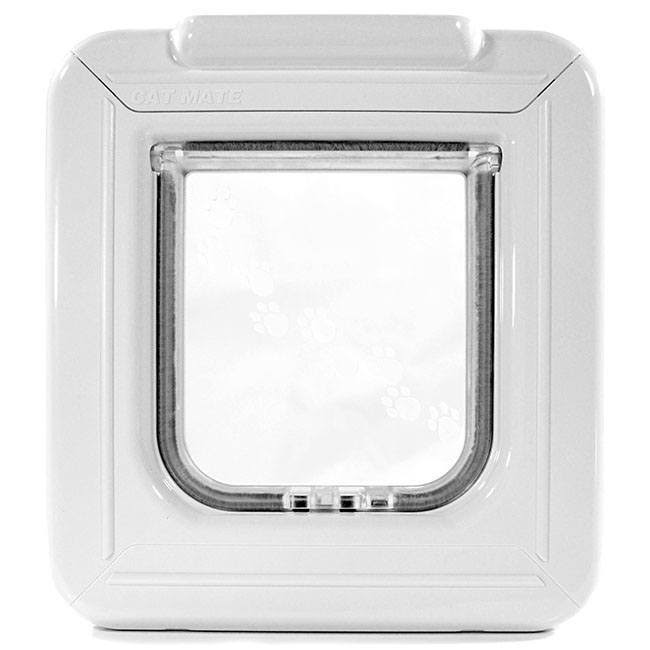 White Cat Flap B5538