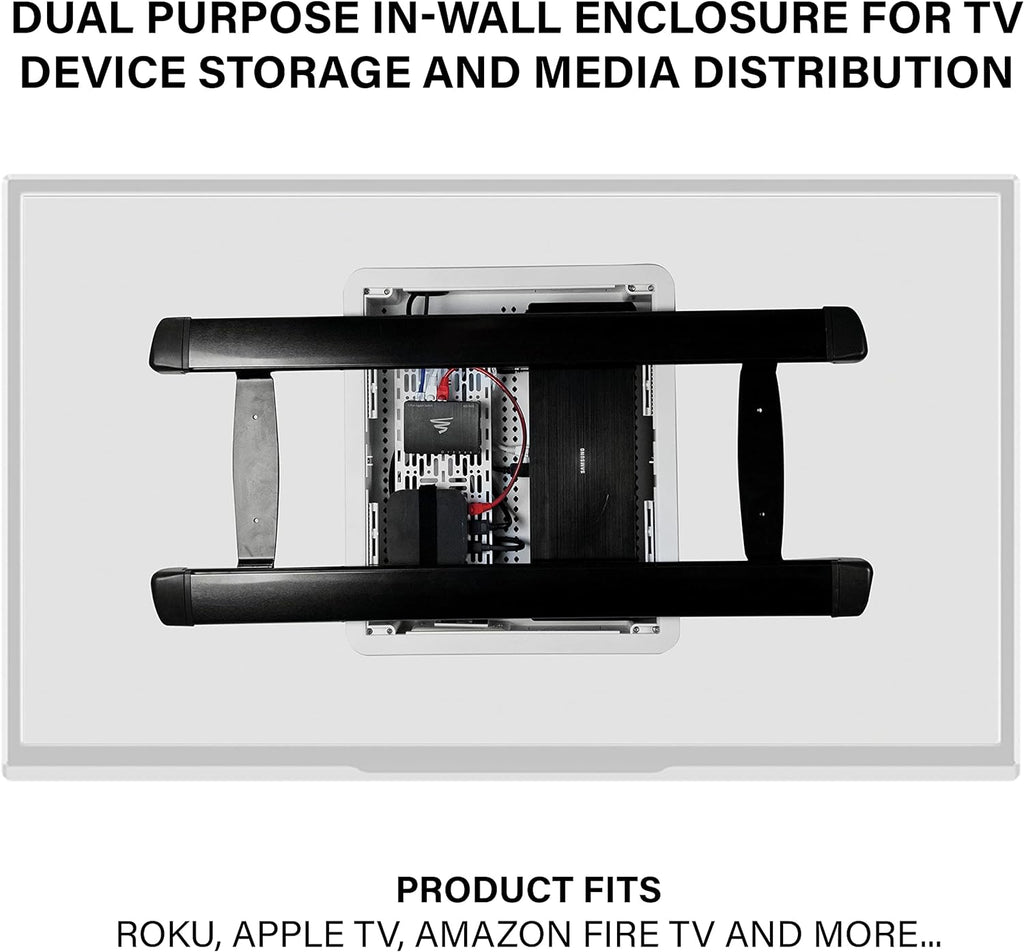 Structured Media Enclosure, 17 Inches, White A690141