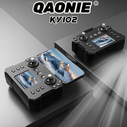 Drone with Screen Controller, Brushless Motor, Optical Flow Localization, Obstacle Avoidance, Black E594