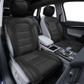 Black Leatherette Car Seat Cushions G16809