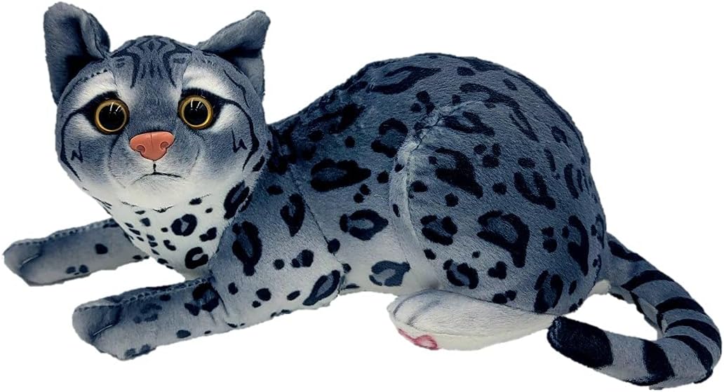 Grey-Spotted Cat Plush Toy O69625