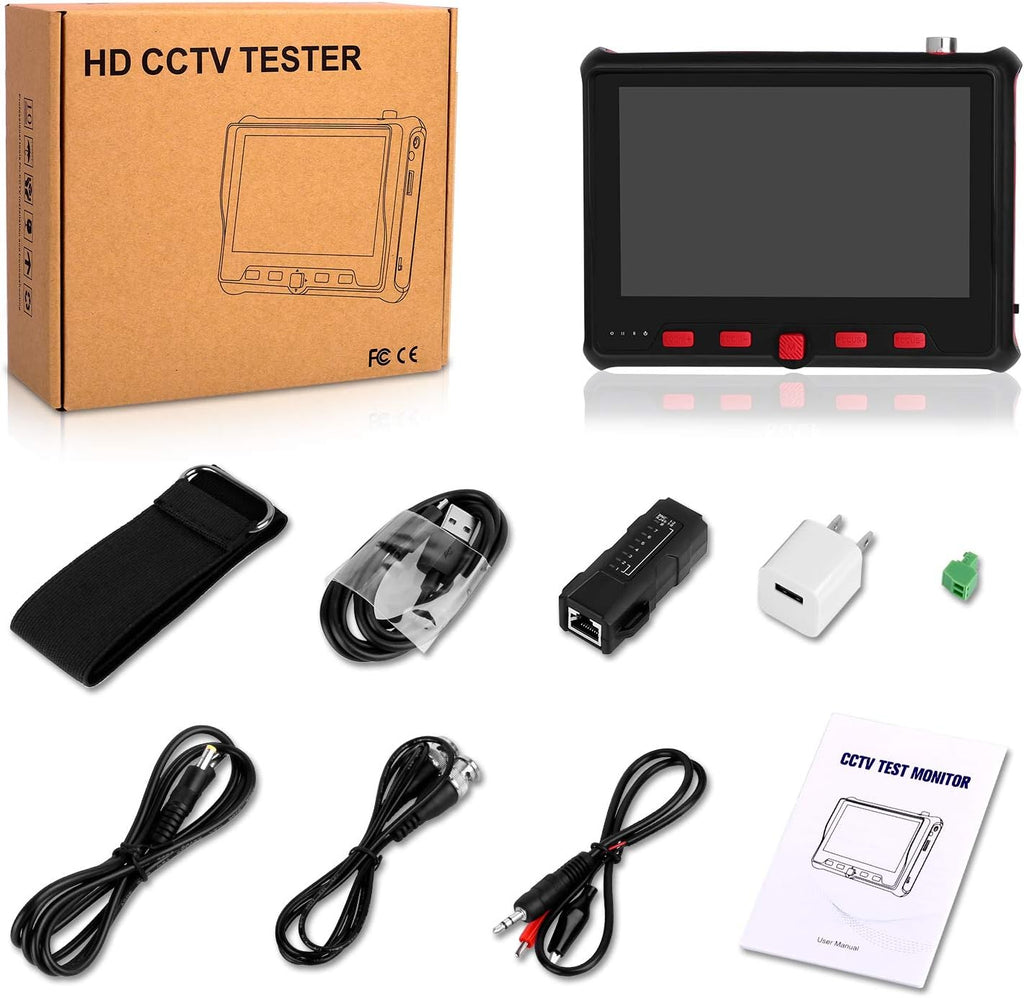4-in-1 Portable CCTV Tester HD 8MP 4.3-inch LCD A71393