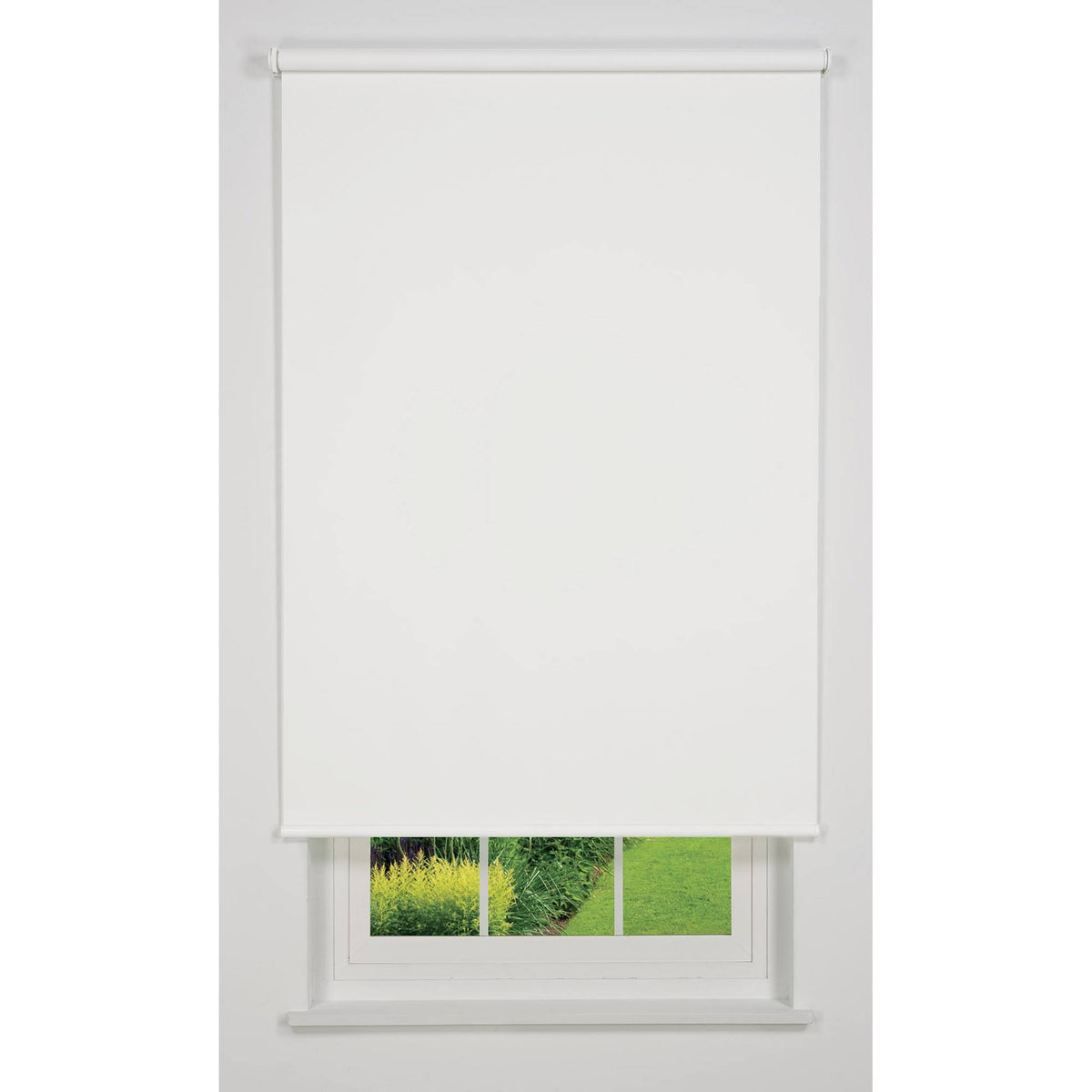 White 61 W x 66 H Cordless Blackout Roller Shade W116