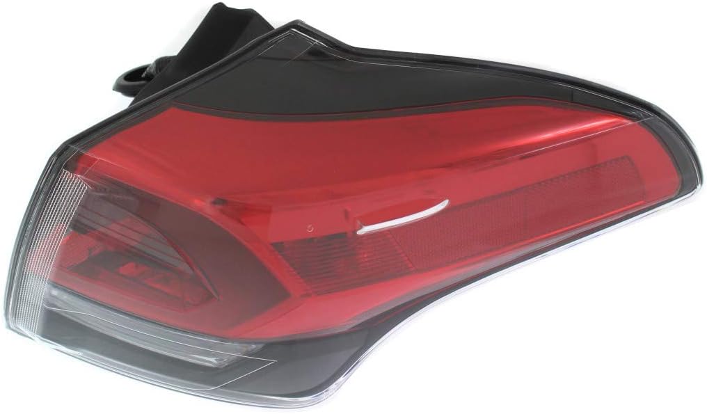 Outer Tail Light Assembly Passenger Side Halogen Type F748