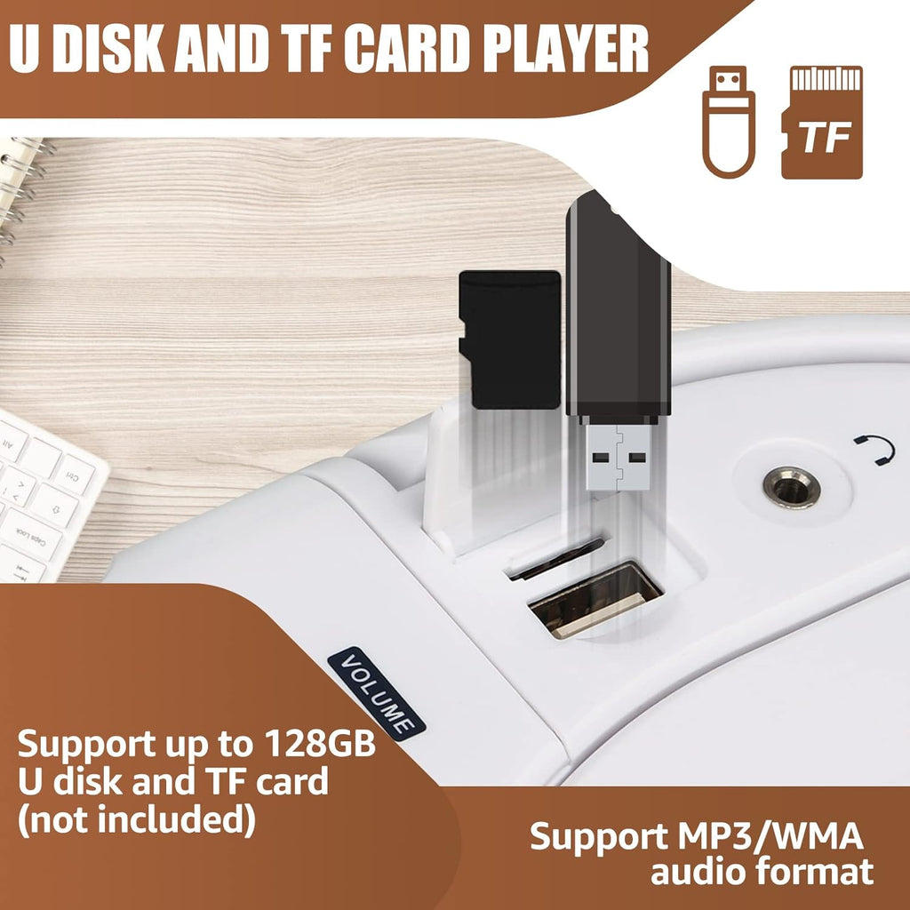 CD and Cassette Player Combo with Remote Control O22474