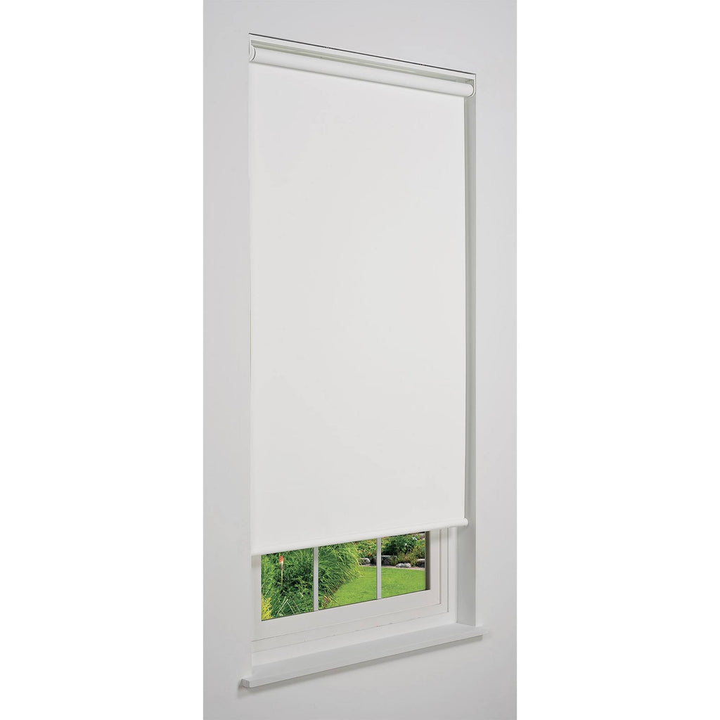 White 61 W x 66 H Cordless Blackout Roller Shade W116