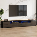 Black TV Stand with LED Lights R215400