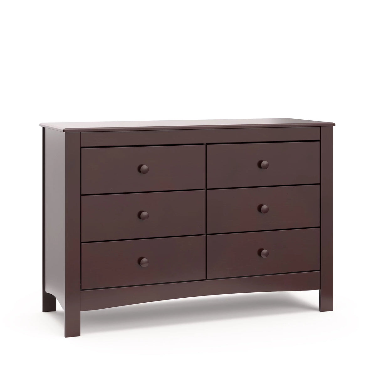White 6 Drawer Double Dresser U355253