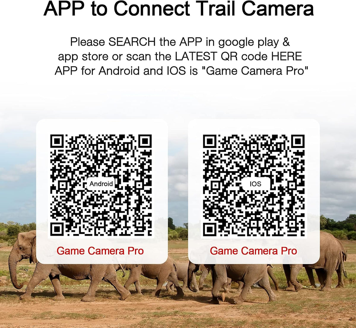 4K Native 30MP WiFi Bluetooth Trail Camera with Night Vision E526