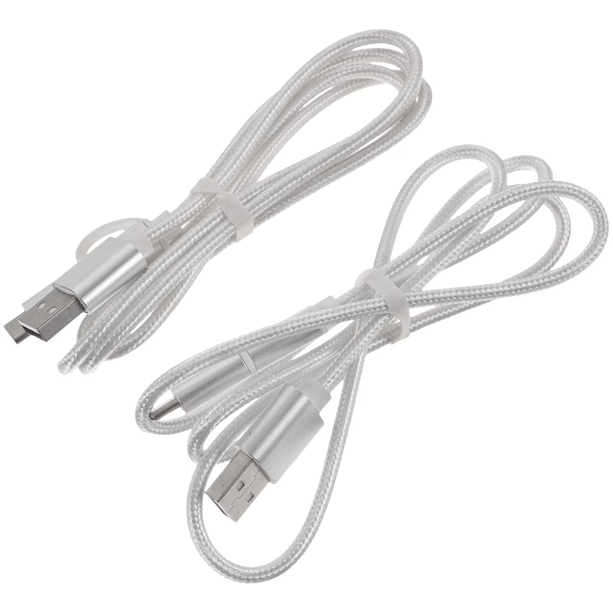 2 Pcs Phone Car Charger Cord Cables Data Line T535508