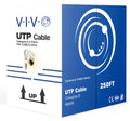 Grey 250 ft Cat6 Ethernet Cable 23 AWG F1988