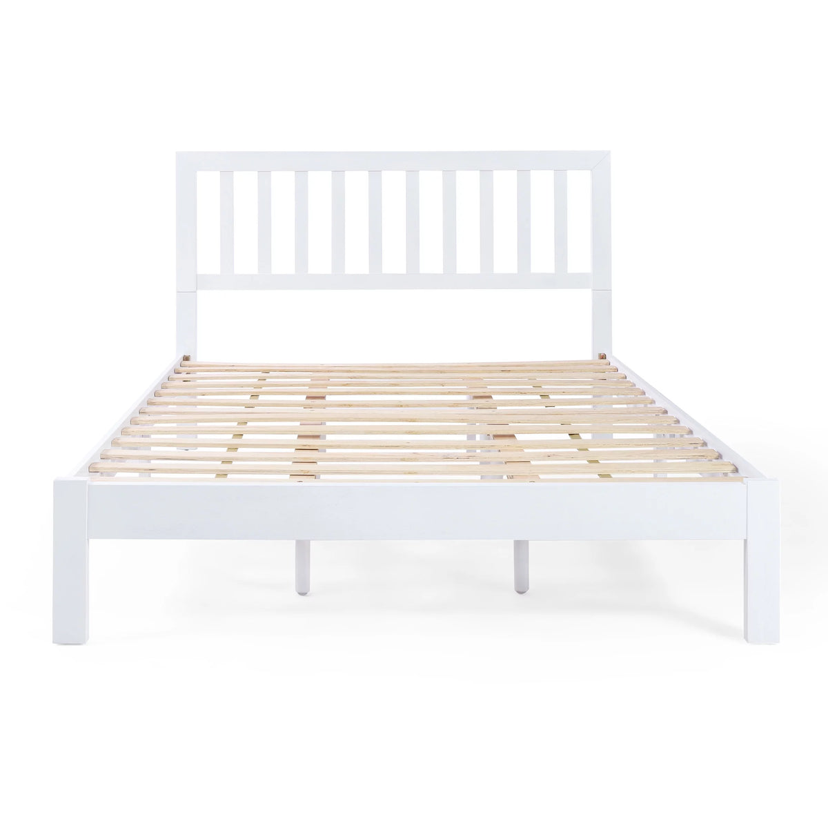 White Acacia Wood Queen Bed J571739