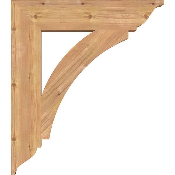 Thorton Traditional Smooth Bracket, Western Red Cedar J71330