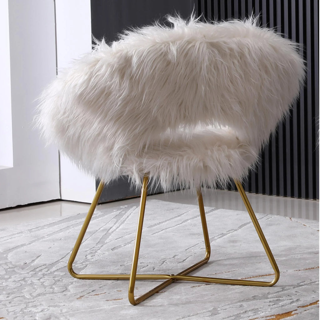 Off-White Bucket Chair F3172