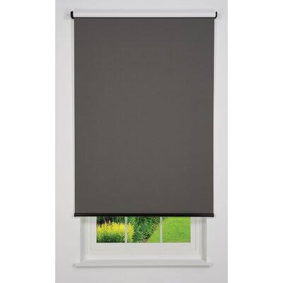 Dark Gray Cordless Blackout Roller Shade Q5148