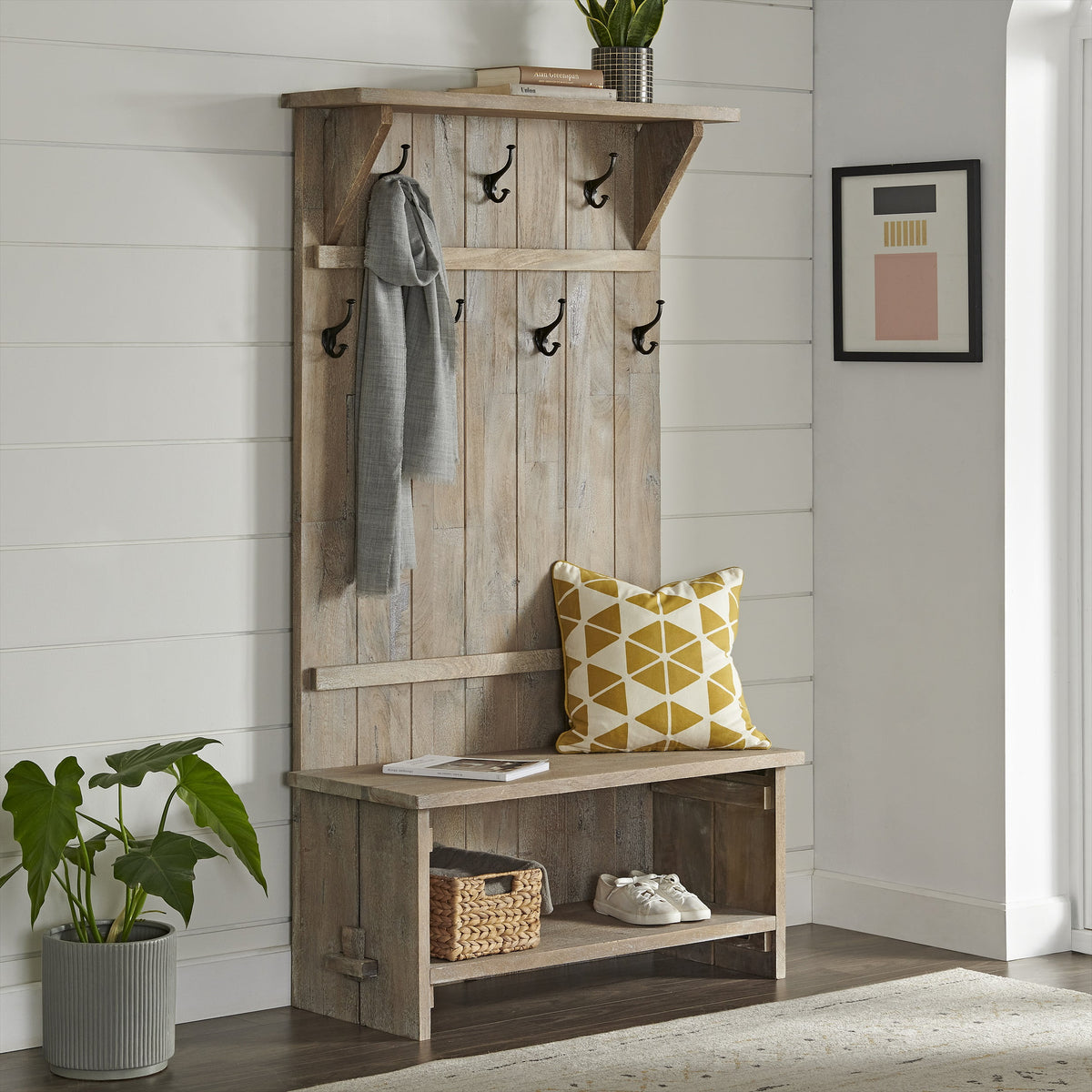 Mango Wood Hall Tree N287484