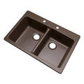 Mocha 33x22 L x 22x22 W Kitchen Sink O6662