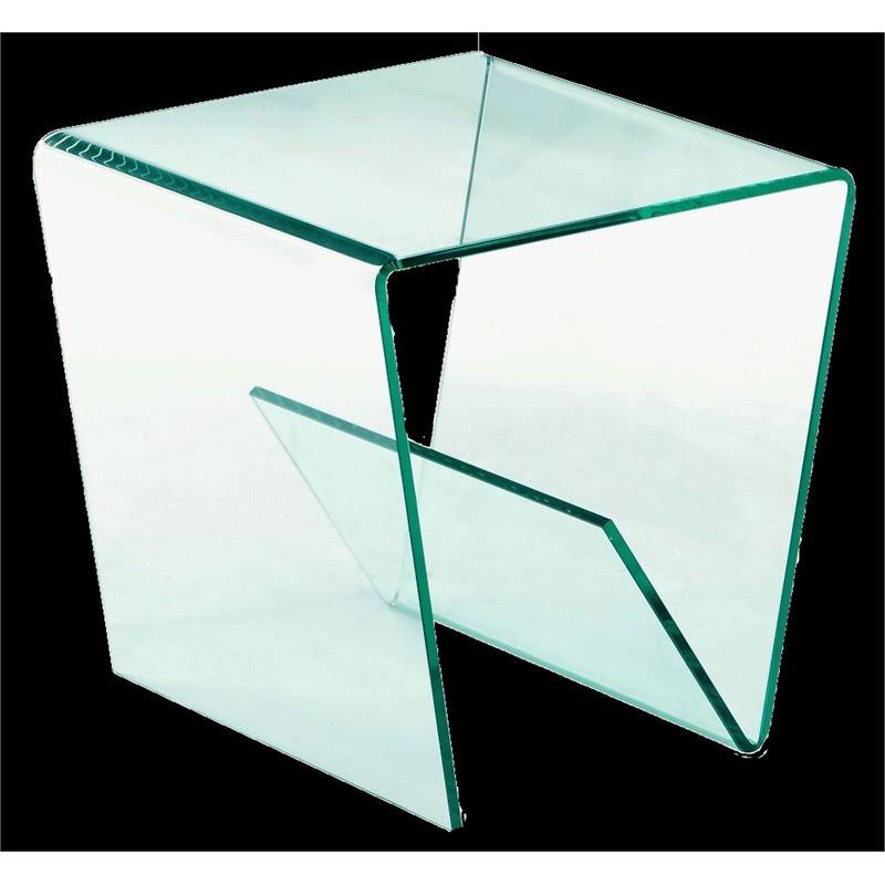 Clear Glass Lamp Table L91467