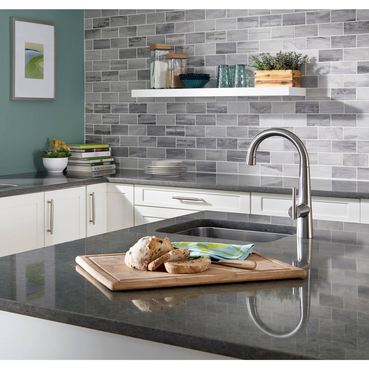 Polished Chrome Pull-Down Bar Faucet Y786084