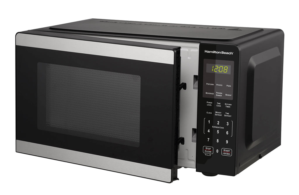 0.9 Cu ft 900 Watts Stainless Steel Countertop Microwave Oven H334807