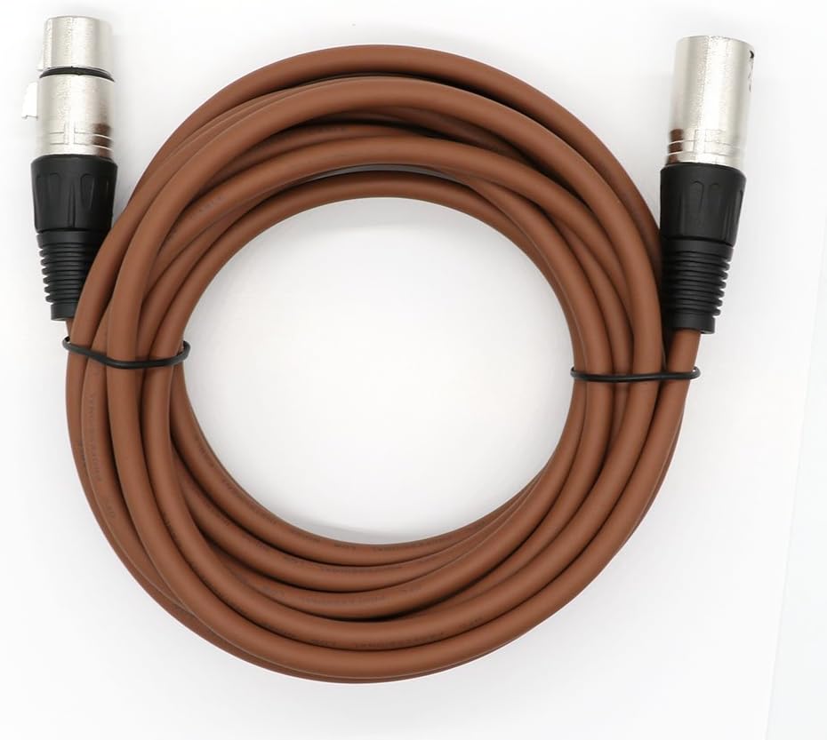 XLR 3 Pin Male to Female Audio Cable 5 Pack P267