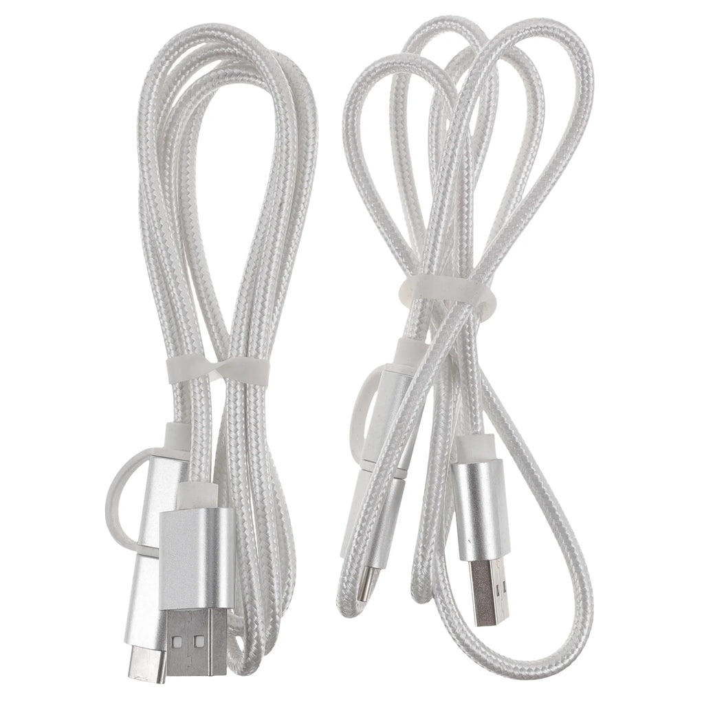 2 Pcs Phone Car Charger Cord Cables Data Line T535508