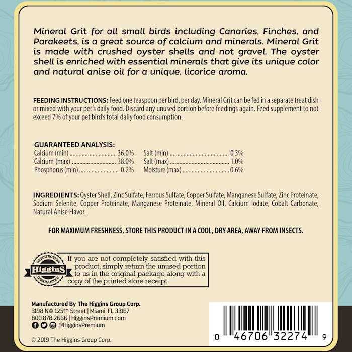Mineral Grit Pet Supplies Y180302