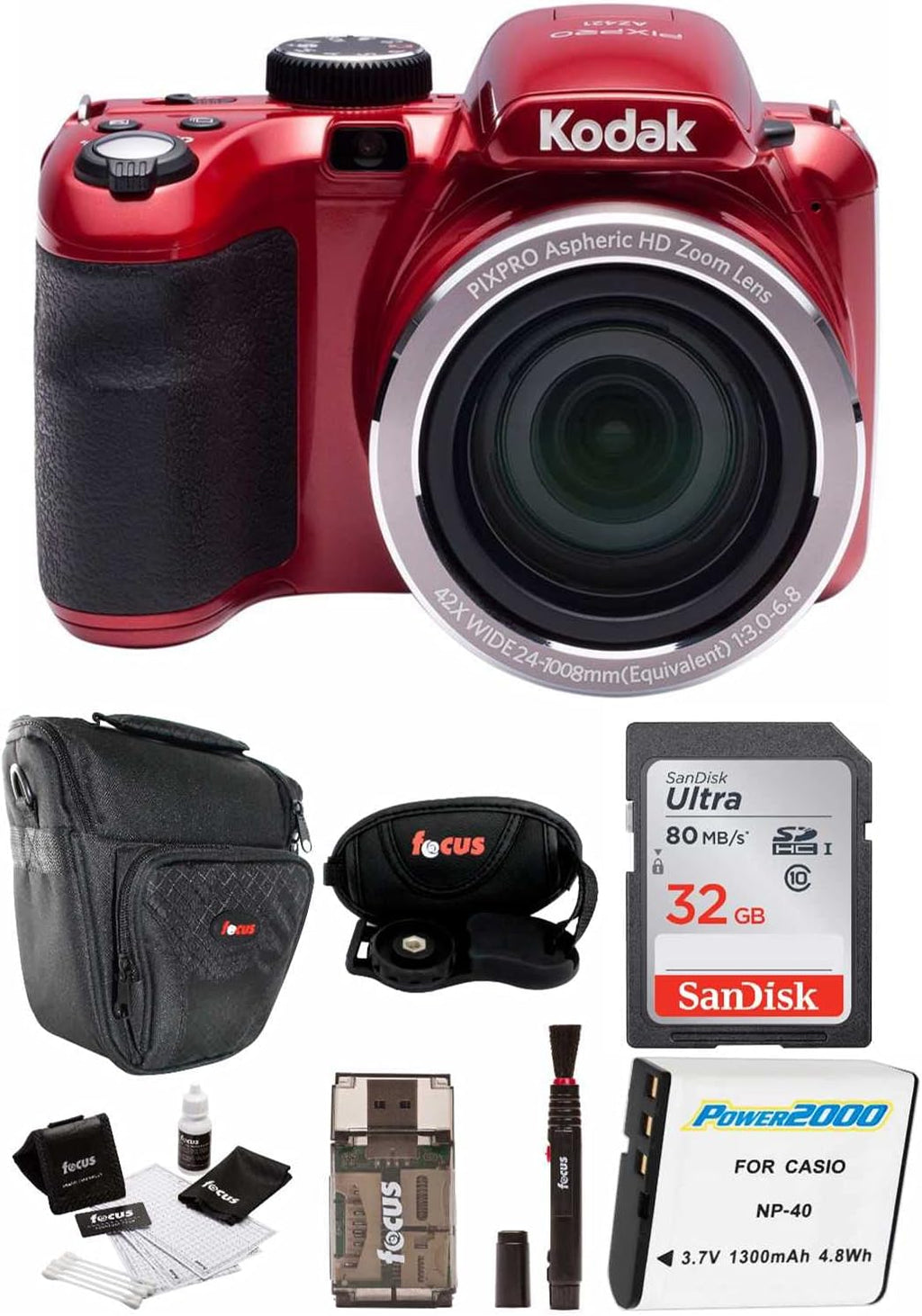 16MP Digital Camera with 32GB SD Card R851
