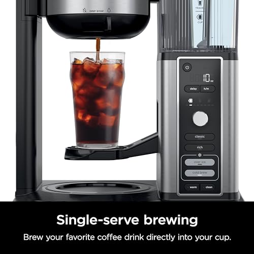 Black Coffee Maker with 4 Brew Styles, 12-Cup Carafe, Permanent Filter N652761