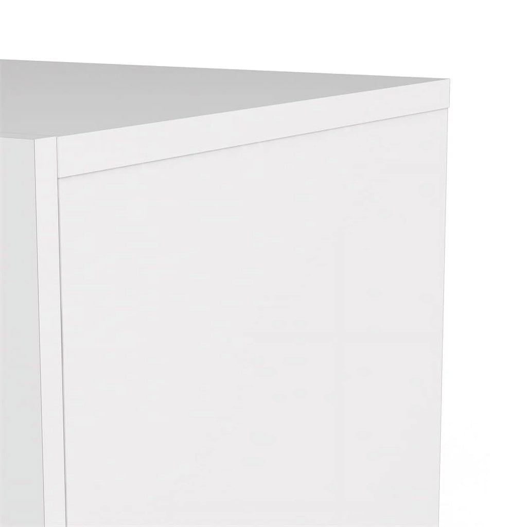 White 2 Piece 8 Drawer Double Dresser and Nightstand Bedroom Set G661